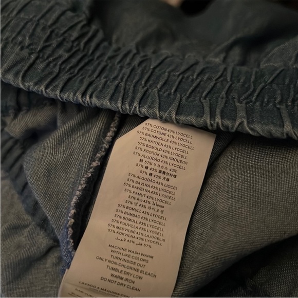 MICHAEL Michael Kors Light Cadet Wash One-Shoulder Women Jumpsuit - Picture 14 of 15